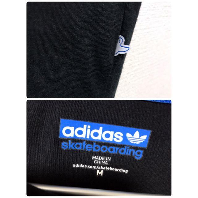 adidas(アディダス)の【古着】adidas　アディダス　skateboarding　Ｔシャツ　Ｍサイズ メンズのトップス(Tシャツ/カットソー(半袖/袖なし))の商品写真