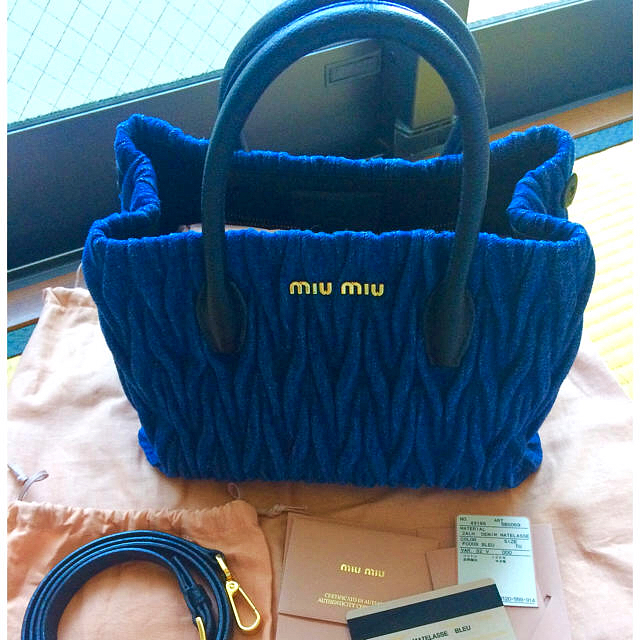 miumiu デニムバッグ 超美品