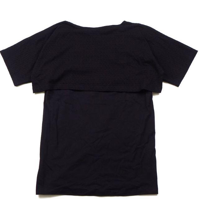 JULIUS(ユリウス)の新品DUSTYパンチングメッシュケープレイヤードVネックシャツS メンズのトップス(Tシャツ/カットソー(半袖/袖なし))の商品写真