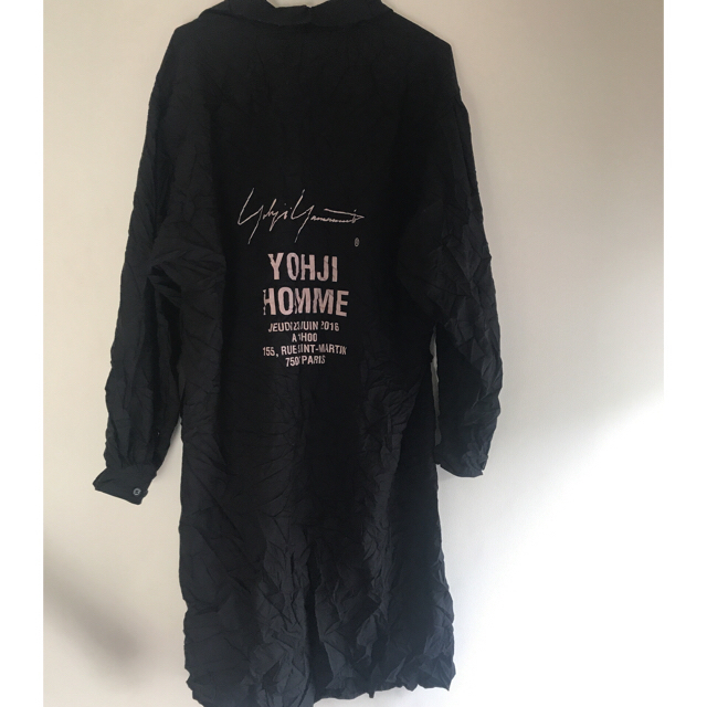 yohji Yamamoto ss シワ加工 スタッフシャツ シャツ