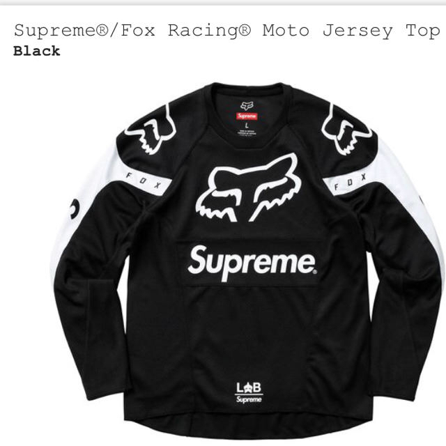 L supreme fox racing jersey top