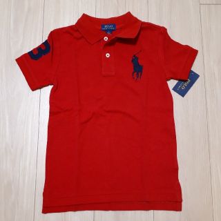 ポロラルフローレン(POLO RALPH LAUREN)の新品☆ポロラルフローレン　赤ポロシャツ(Tシャツ/カットソー)