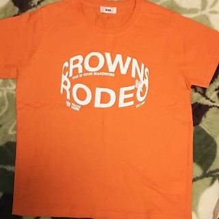 ロデオクラウンズ(RODEO CROWNS)のロデオ☆ロゴTシャツ☆オレンジ(Tシャツ(半袖/袖なし))