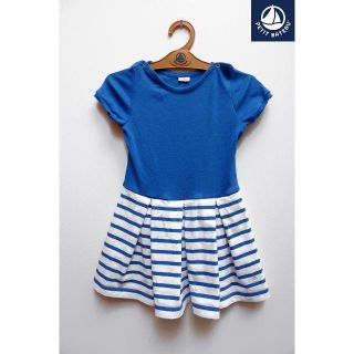 プチバトー(PETIT BATEAU)の★人気モデル☆プチバトー★4才☆マリニエールワンピース☆青☆(ワンピース)