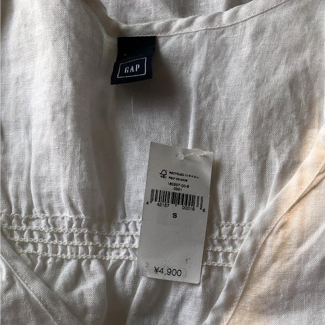 GAP(ギャップ)のGAP☆ギャップ 新品リネンシャツ レディースのトップス(シャツ/ブラウス(半袖/袖なし))の商品写真