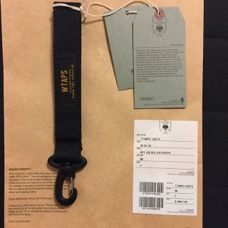 ダブルタップス(W)taps)の新品 WTAPS KEY HOLDER BLACK ダブルタップス キーホルダー(その他)