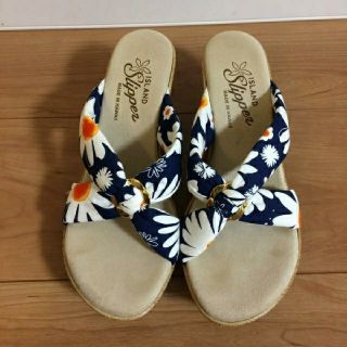 アイランドスリッパ(ISLAND SLIPPER)のハワイ購入★ISLAND slipper花柄サンダル(サンダル)