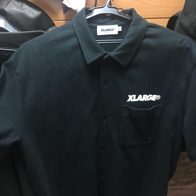 XLARGE(エクストララージ)のXLARGE ワークシャツ ブラック メンズのトップス(シャツ)の商品写真