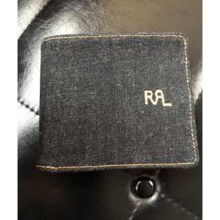 ダブルアールエル(RRL)の値下げ 新品 LAメルローズ店購入 RRL デニムウォレット(折り財布)