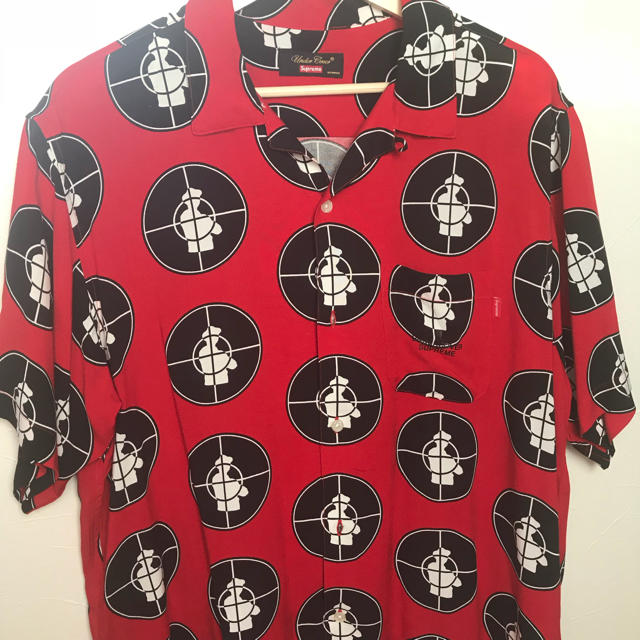 supreme  undercover rayon shirt 赤 L