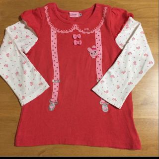 ミキハウス(mikihouse)のミキハウス HB だまし絵ロンT  size100(その他)