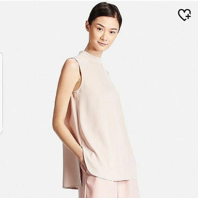 UNIQLO(ユニクロ)のハイネックブラウス　UNIQLO レディースのトップス(シャツ/ブラウス(半袖/袖なし))の商品写真