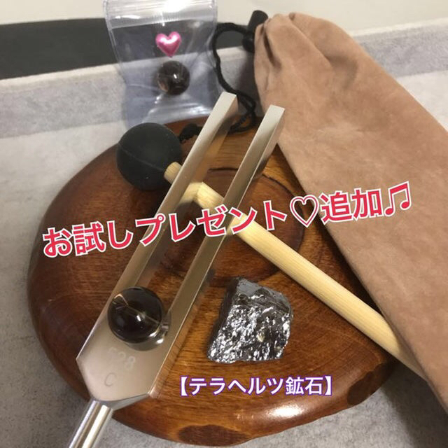 ②★限定お試し価格★奇跡の周波数528Hz【音叉ヒーリング♡スタートセット】❤️ 楽器の楽器 その他(その他)の商品写真