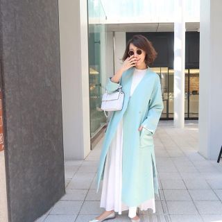 チェスティ(Chesty)のロージーモンスター fringe spring coat グリーン♡(スプリングコート)