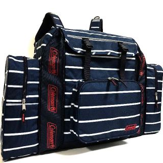 コールマン(Coleman)の【Coleman】《林間》トレックパック［最大容量50L］ネイビーボーダー(その他)