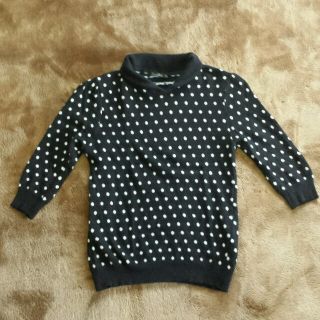 ザラ(ZARA)のZARA ドット柄ニット 値下げ(ニット/セーター)