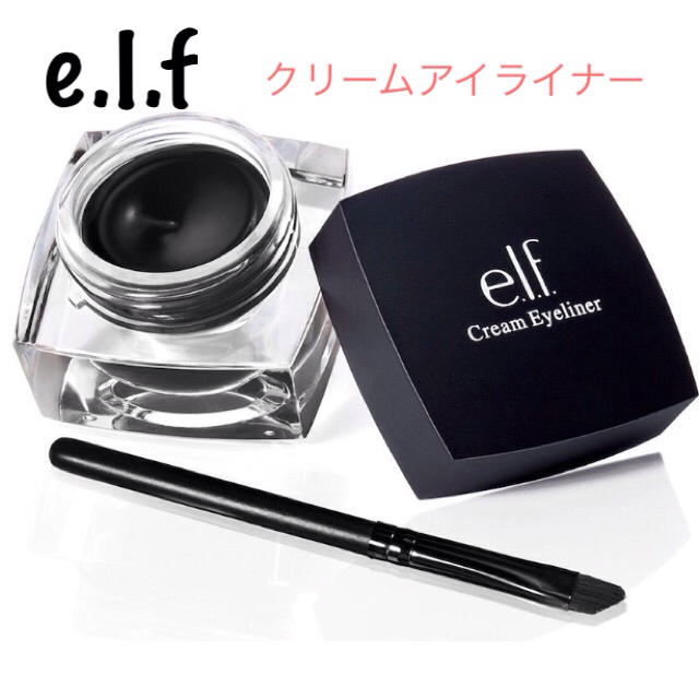 elf(エルフ)の【elf/エルフ】クリームアイライナー/ブラック コスメ/美容のベースメイク/化粧品(アイライナー)の商品写真