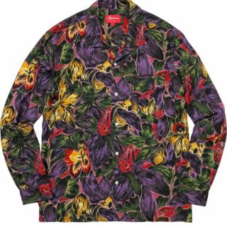 シュプリーム(Supreme)のSupreme Floral Rayon  シャツ シュプリーム　総柄　花柄 (シャツ)