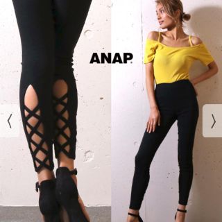 アナップ(ANAP)のANAPスピンドル裾レギパン(レギンス/スパッツ)