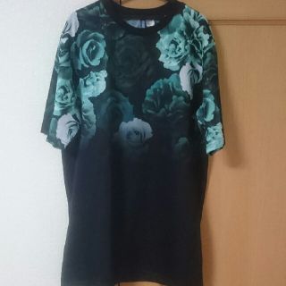 エイチアンドエム(H&M)のH&M ロング花柄T(Tシャツ/カットソー(半袖/袖なし))