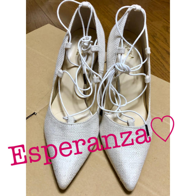 ESPERANZA(エスペランサ)のEsperenza パンプス レースアップ 22.5 新品 エスペランサ レディースの靴/シューズ(ハイヒール/パンプス)の商品写真