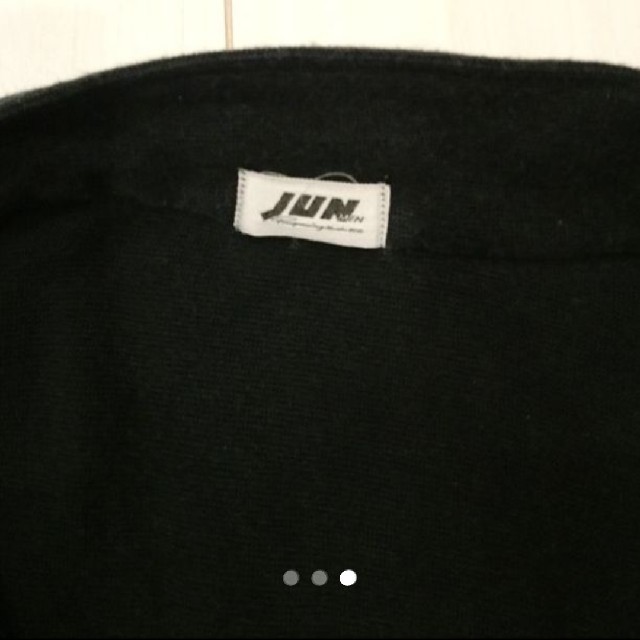 JUNMEN(ジュンメン)のジュンメン ブラックポロシャツ メンズのトップス(ポロシャツ)の商品写真