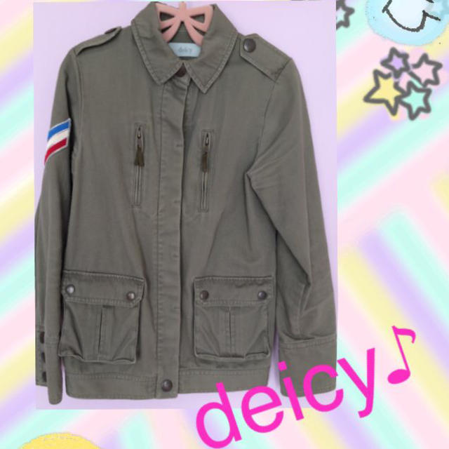 deicy - deicyミリタリージャケットの通販 by ニコ's shop｜デイシー