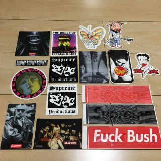 シュプリーム(Supreme)の[本日限定] 希少 supreme box logo sticker fuck(その他)