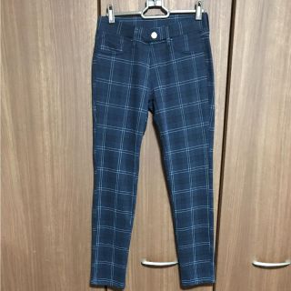 ネイビー(NAVY)のストレッチパンツS美品(カジュアルパンツ)