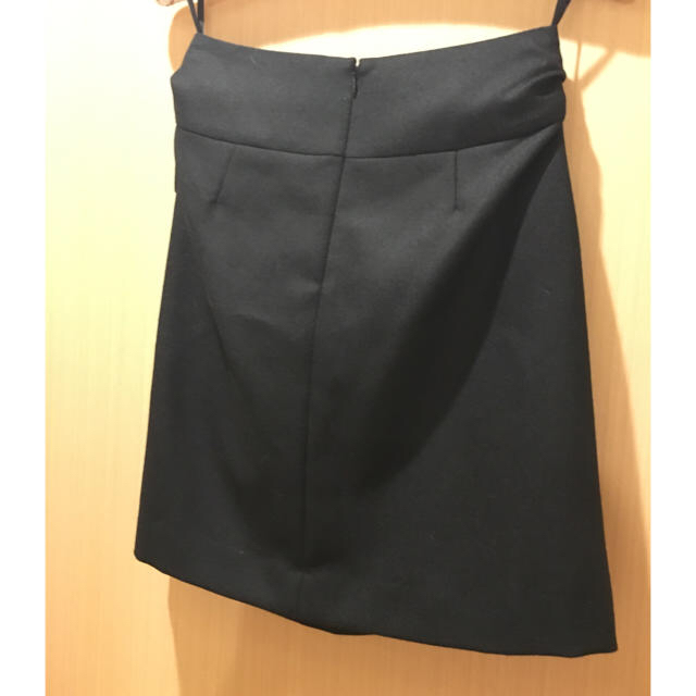 Doux archives(ドゥアルシーヴ)のドゥアルシーヴ リボンスカート　新品　黒　スカート　大人可愛い レディースのスカート(ひざ丈スカート)の商品写真