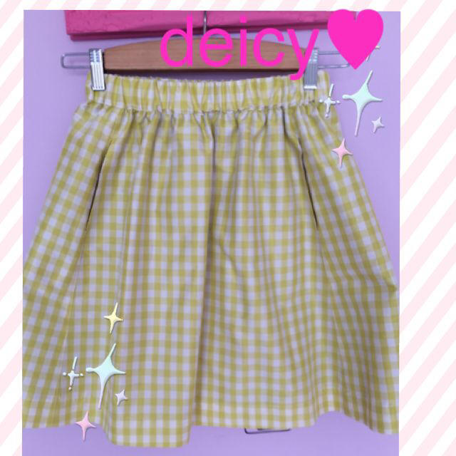 deicy(デイシー)のdeicyチェックスカート レディースのスカート(ひざ丈スカート)の商品写真