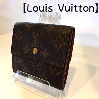 ルイヴィトン(LOUIS VUITTON)の188 【良品】♪ヴィトン モノグラム Wホック 3つ折り財布(財布)