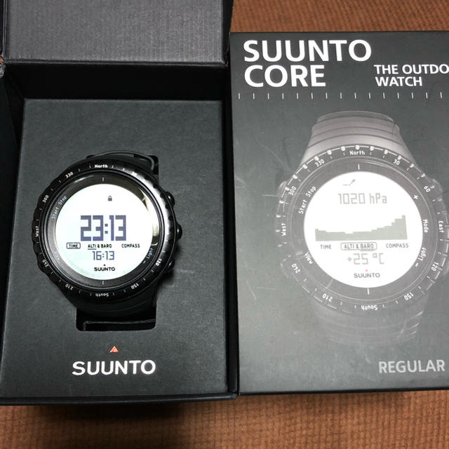 SUUNTO(スント)のスントコアレギュラーブラック/Suunto Core Regular Black メンズの時計(腕時計(デジタル))の商品写真