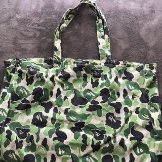 アベイシングエイプ(A BATHING APE)のA BATHING APE エイプ トートバッグ カモフラージュ 超レア(トートバッグ)