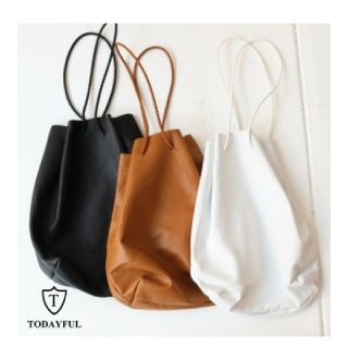 トゥデイフル(TODAYFUL)の【新品】TODAYFUL / ソフトレザーポーチ(ハンドバッグ)