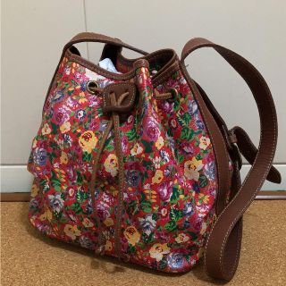 KENZO - 中古品 KENZO PARIS 総花柄 ショルダーバッグ 巾着の通販 by