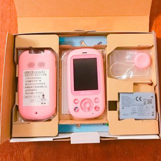 エヌティティドコモ(NTTdocomo)の[新品]docomoキッズ携帯 F-03J(ピンク)(携帯電話本体)