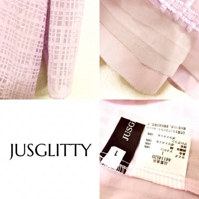 JUSGLITTY(ジャスグリッティー)のオーガンチェックブラウス レディースのトップス(シャツ/ブラウス(長袖/七分))の商品写真