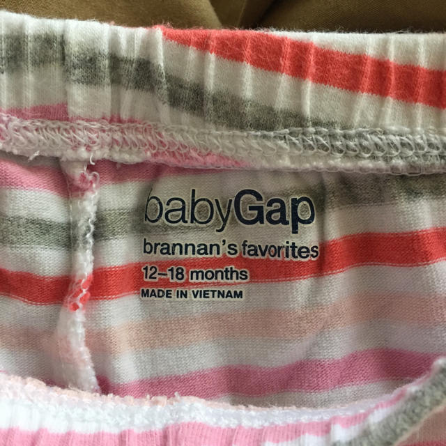babyGAP(ベビーギャップ)のbaby gap ボーダーレギンス キッズ/ベビー/マタニティのベビー服(~85cm)(パンツ)の商品写真
