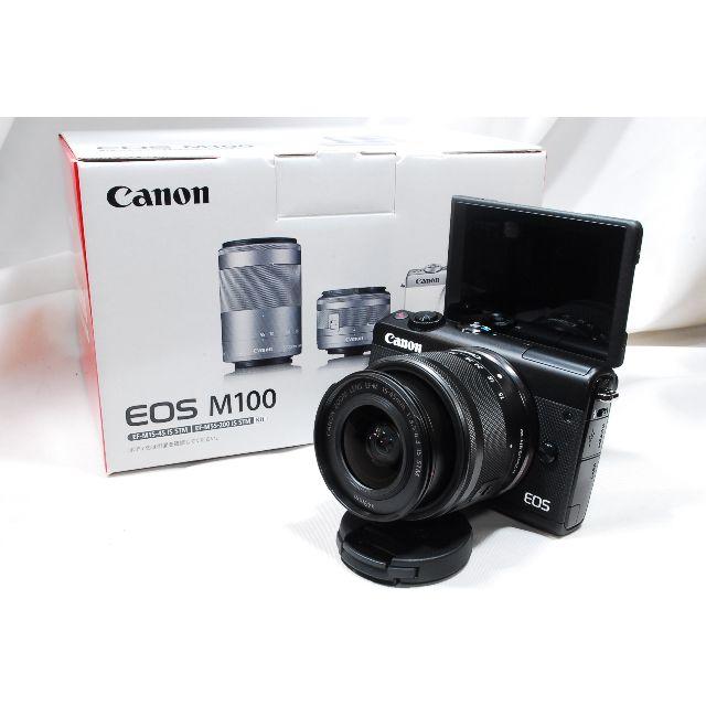 Canon - ♡WiFi＆自撮り＆大人気♡Canon EOS M100 レンズキットブラック