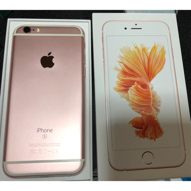 スマートフォン本体iPhone6s, Rose Gold, 128GB 箱無し ...
