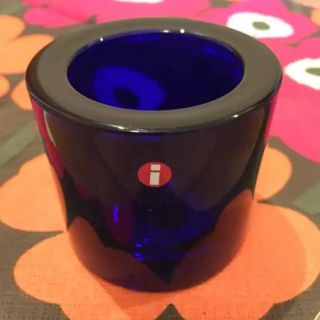 マリメッコ(marimekko)の【極美品】iittala X marimekko Kivi キャンドルホルダー(テーブル用品)