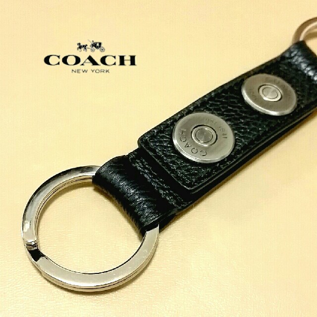 美品「COACH」キーリング キーホルダー