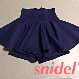 スナイデル(SNIDEL)のハイウエストショートパンツ(ショートパンツ)