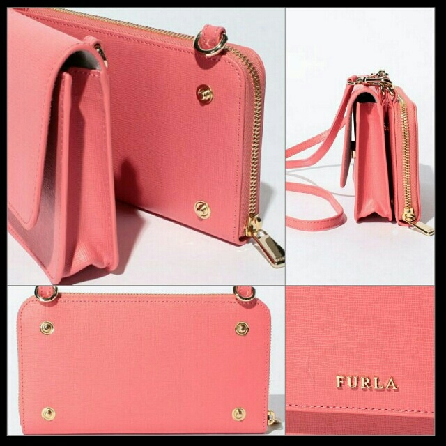 Furla(フルラ)の32,500円✯FURLA RIVAクロスボディ コラールピンク レディースのバッグ(ショルダーバッグ)の商品写真