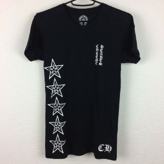 クロムハーツ(Chrome Hearts)の美品 クロムハーツ 半袖Tシャツ レディース ブラック サイズS(Tシャツ(半袖/袖なし))