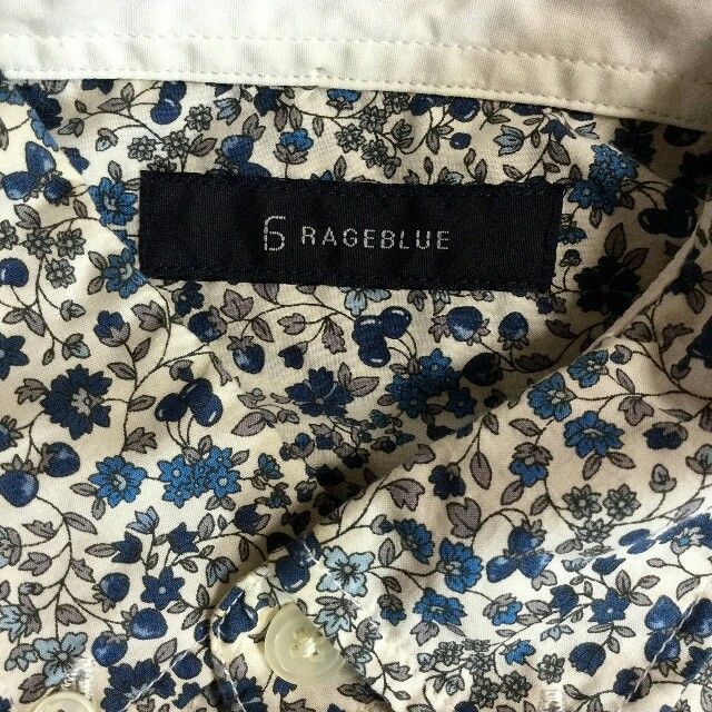 RAGEBLUE(レイジブルー)のRAGE BLUE レイジブルー 半袖シャツ 花柄 アロハ コットン M メンズのトップス(シャツ)の商品写真