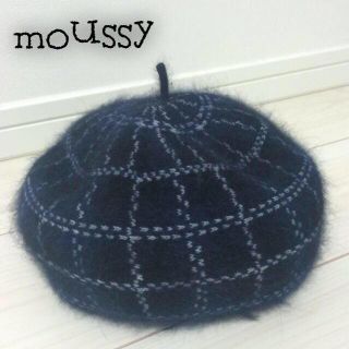 マウジー(moussy)のmoussy チェックベレー帽(ハンチング/ベレー帽)