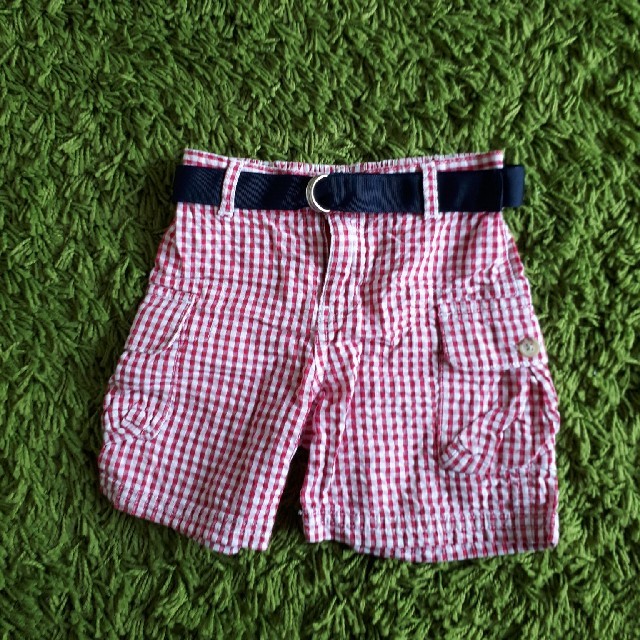 Ralph Lauren(ラルフローレン)のギンガムチェックのハーフパンツ キッズ/ベビー/マタニティのキッズ服男の子用(90cm~)(パンツ/スパッツ)の商品写真