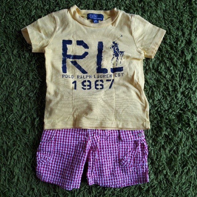 Ralph Lauren(ラルフローレン)のギンガムチェックのハーフパンツ キッズ/ベビー/マタニティのキッズ服男の子用(90cm~)(パンツ/スパッツ)の商品写真